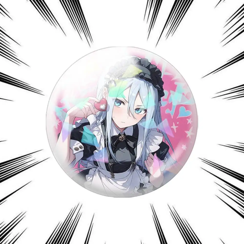 Брошь Yoisaki Kanade Cute K 25-ji Sekai 75мм 58мм 44мм 25мм, значок, аксессуар для рюкзака и головных уборов, игрушка (art.: 3920db013e291) - 3920db013e291