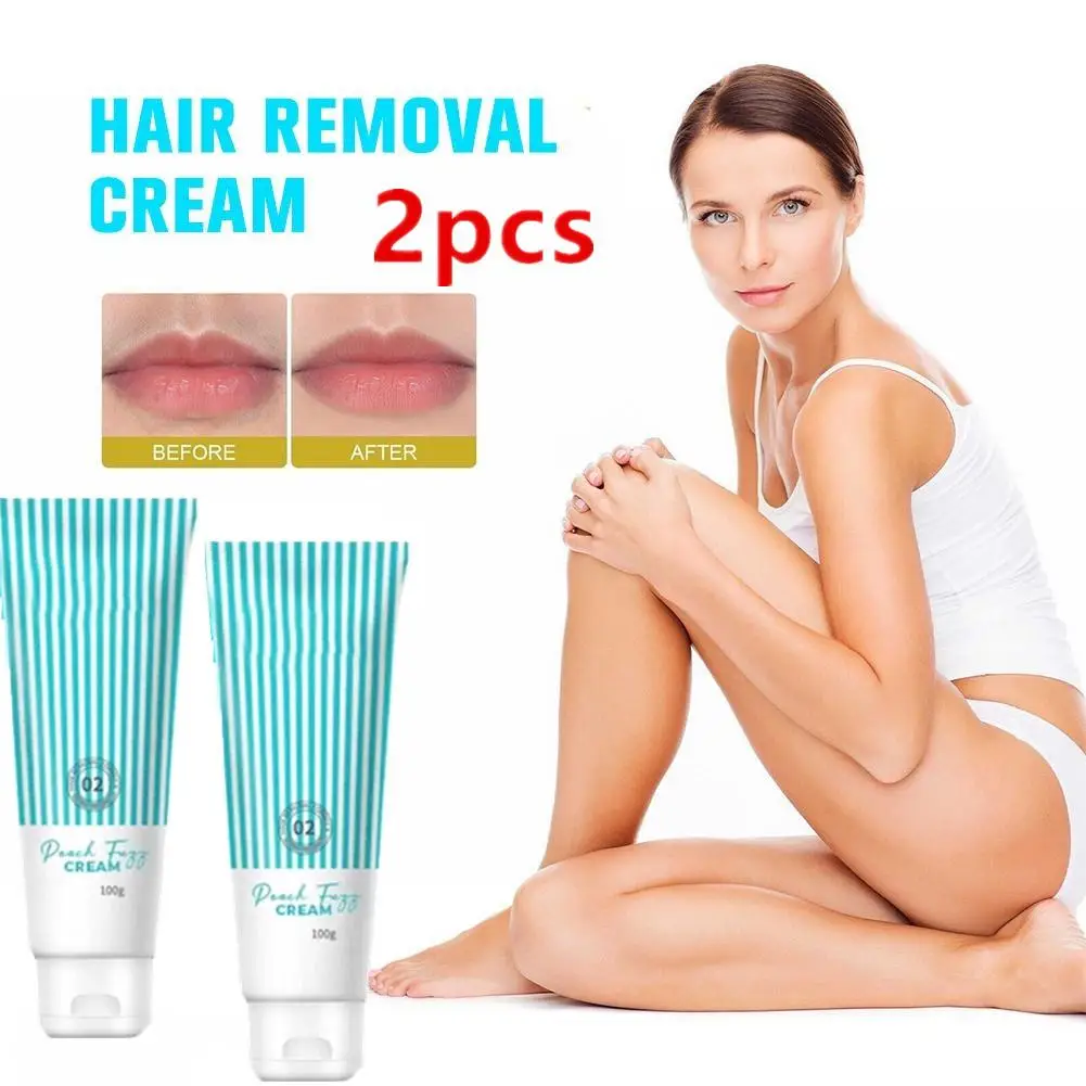 

2 шт. Skinetic персиковый пушистый крем для удаления волос освежающий нежный крем для удаления волос на лице для усов, губ, тонких волос