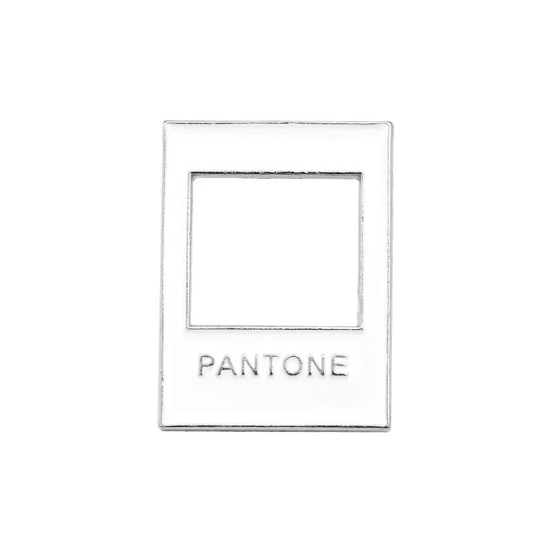 Pantone Color Card Creative Alloy Dripping Brooch Interesting Color Card Denim Badge Lapel Pin