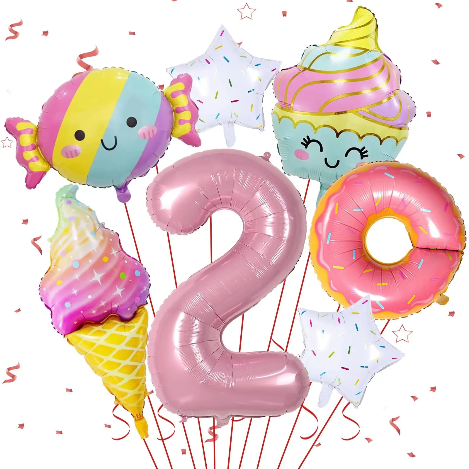 

Набор фольгированных шаров для дня рождения