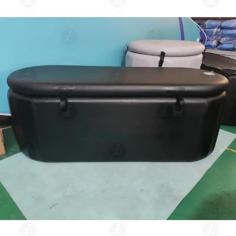 

Горячая Распродажа 2023, хорошее качество, Экологически чистая портативная ПВХ Ванна для льда, Большая Надувная складная льдовая ванна для взрослых для восстановления фитнеса