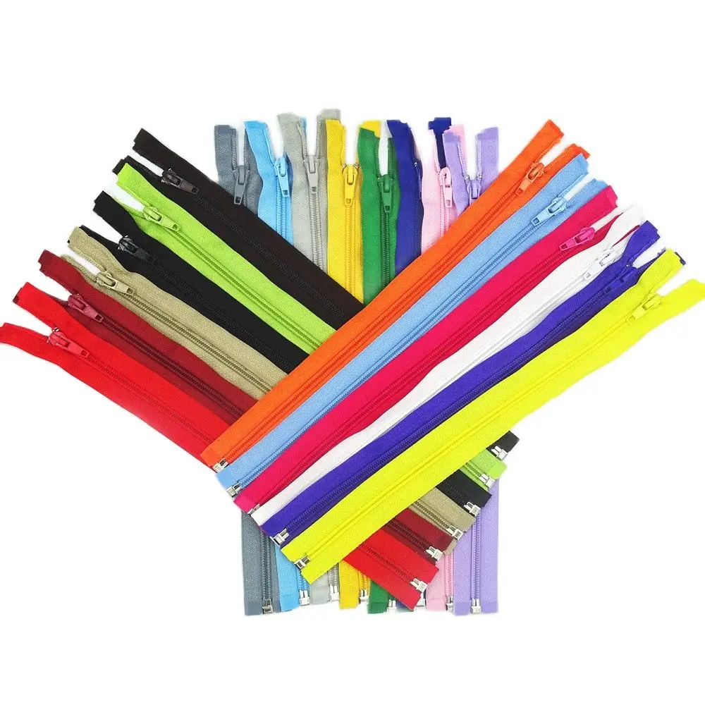 

5# Nylon Opening Zipper Suitable For Of Clothing Luggage Home Textiles 5Pcs 30Cm-70Cm (12 Inch-27.5 Inch) (20 Colors)