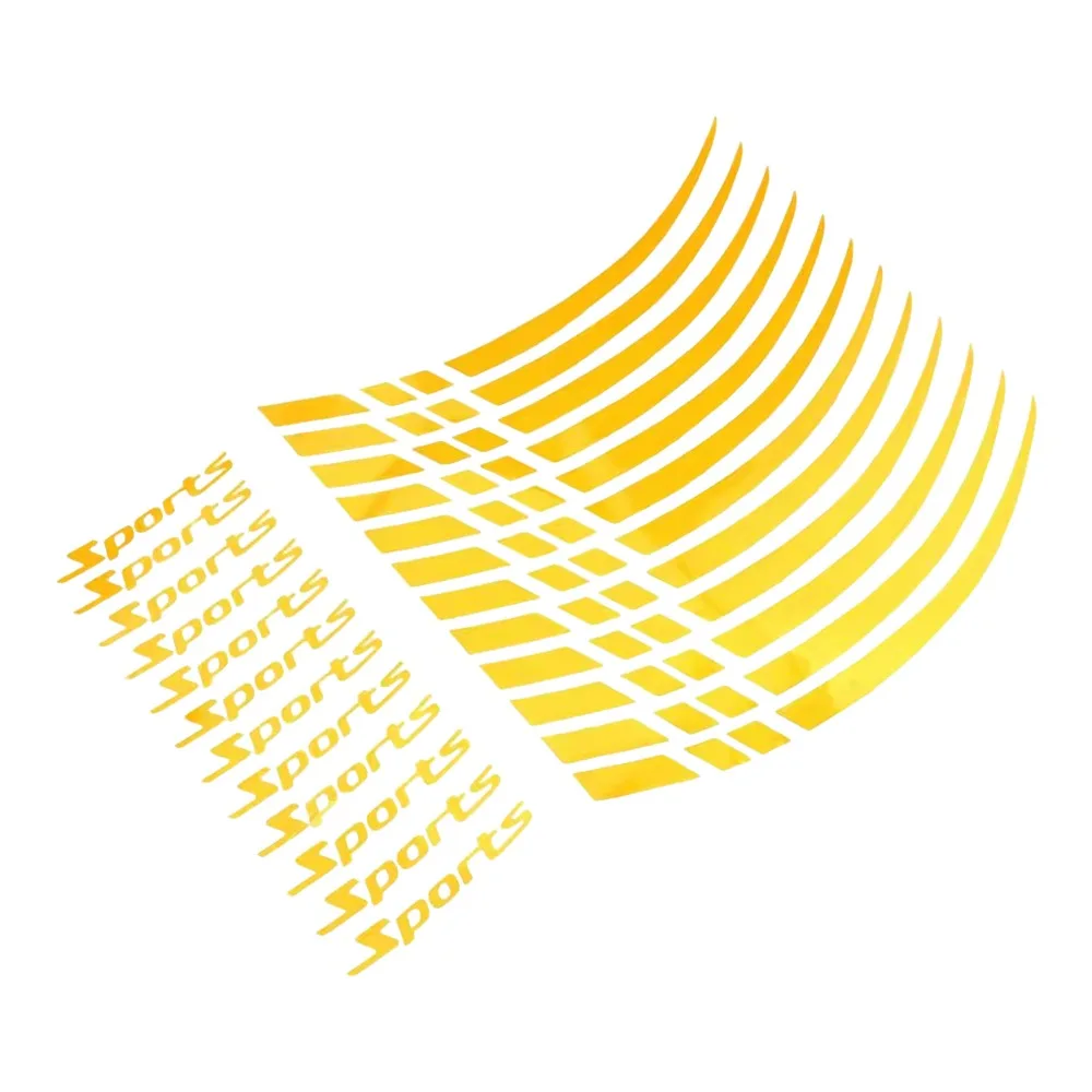 

18-21-дюймовый обод колеса мотоцикла и велосипеда в полоску, спортивная многофункциональная наклейка на колесо, лента, наклейки на шины