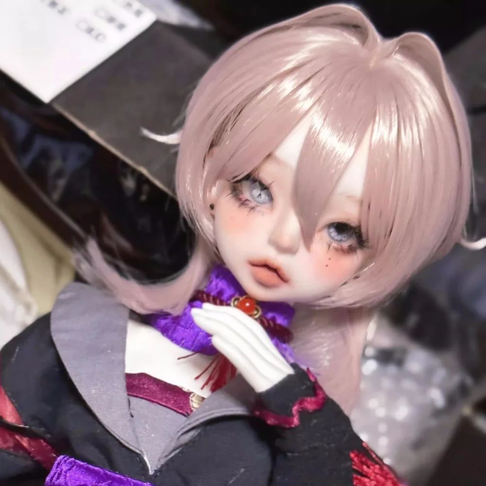 Парик куклы bjd подходит для 1/4 1/3 размер высокотемпературная шелковая укладка