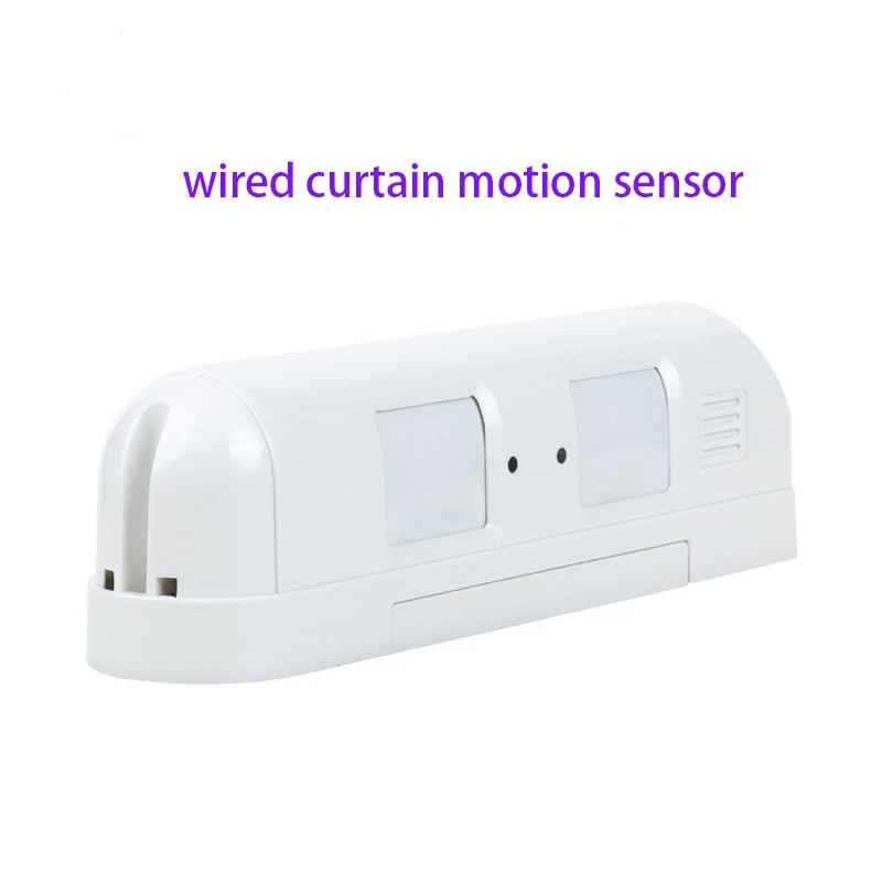 Wired Outdoor Passive Infrared SensorDual Curtain PIR Motion Sensor Detector Built-in Buzzer for Smart Life Security Protection