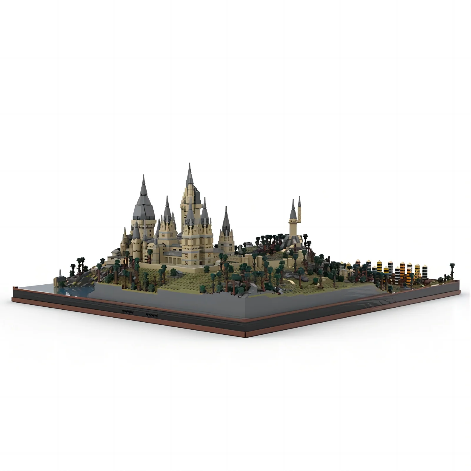 Строительный блок MOC45950 Хогвартс Castle Epic детальная игрушка для сборки сцены здания