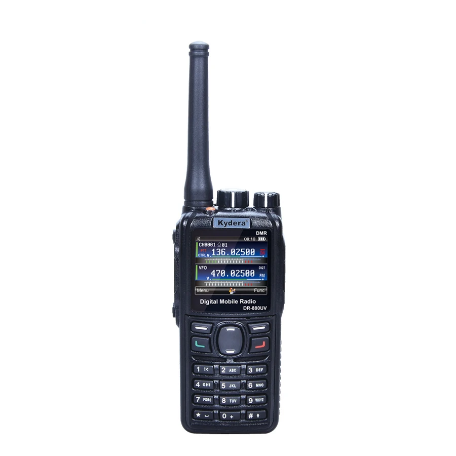 

Motorolabe Dual Band SFR DMR UHF VHF DR-880UV Two Way Radio Transceiver Walkie Talkie With Repeater Functions And Talker Alias