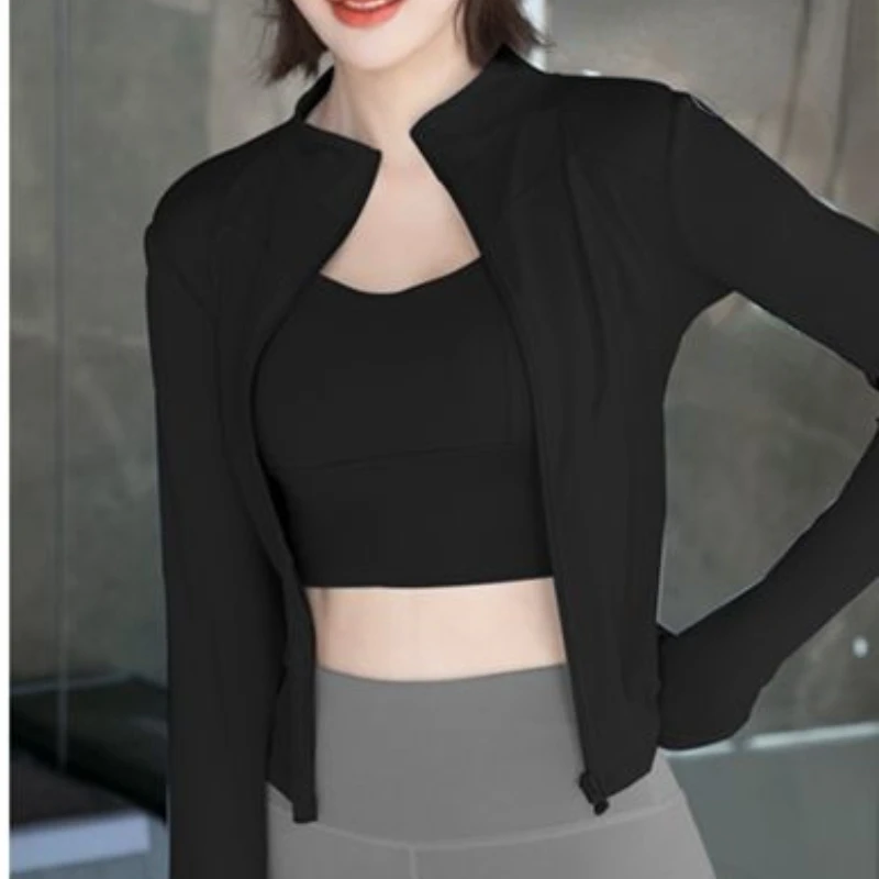 3Pieces Women's Yoga Long Sleeve Set Fitness Sportswear Gym Clothing Crop Top High Waist Leggings Tracksuit Workout Activewear