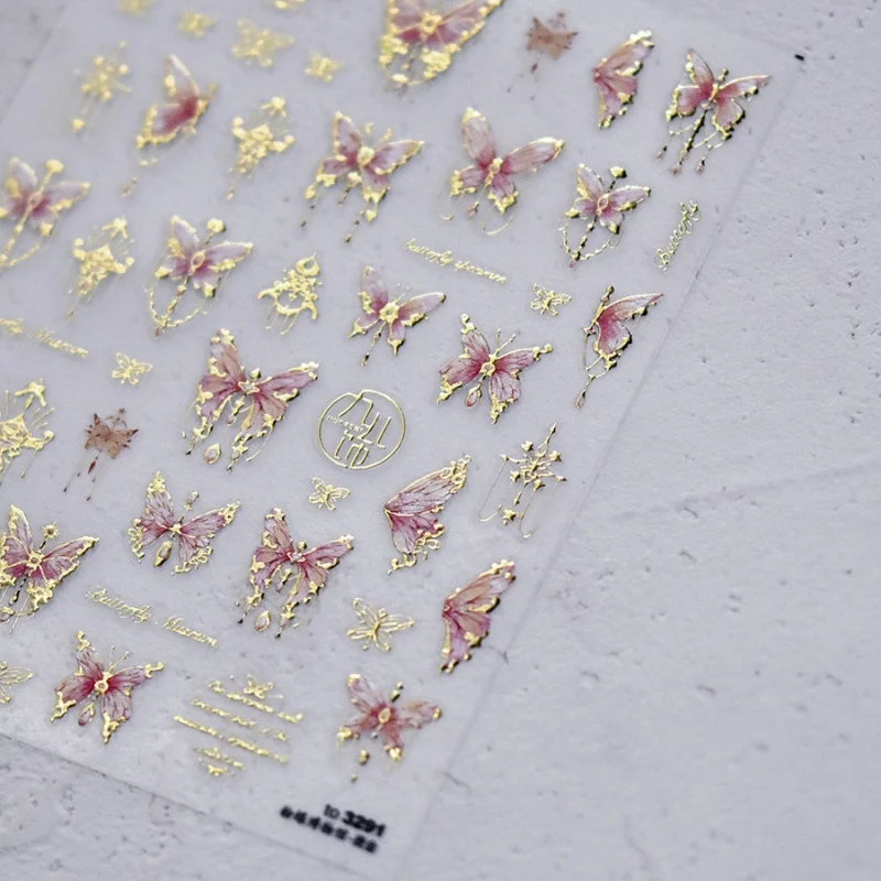 [Meow.Sensei] наклейки для ногтей с горячей штамповкой японские милые фабрика оптовая