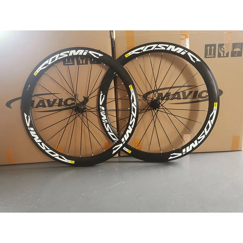 

700C50MMWheels Road Bike Disc Brake Six-Din/Middle LockBarrel Axle Front and Rear 6Perrin24Hole Straight-Pull Aluminum Wheelset