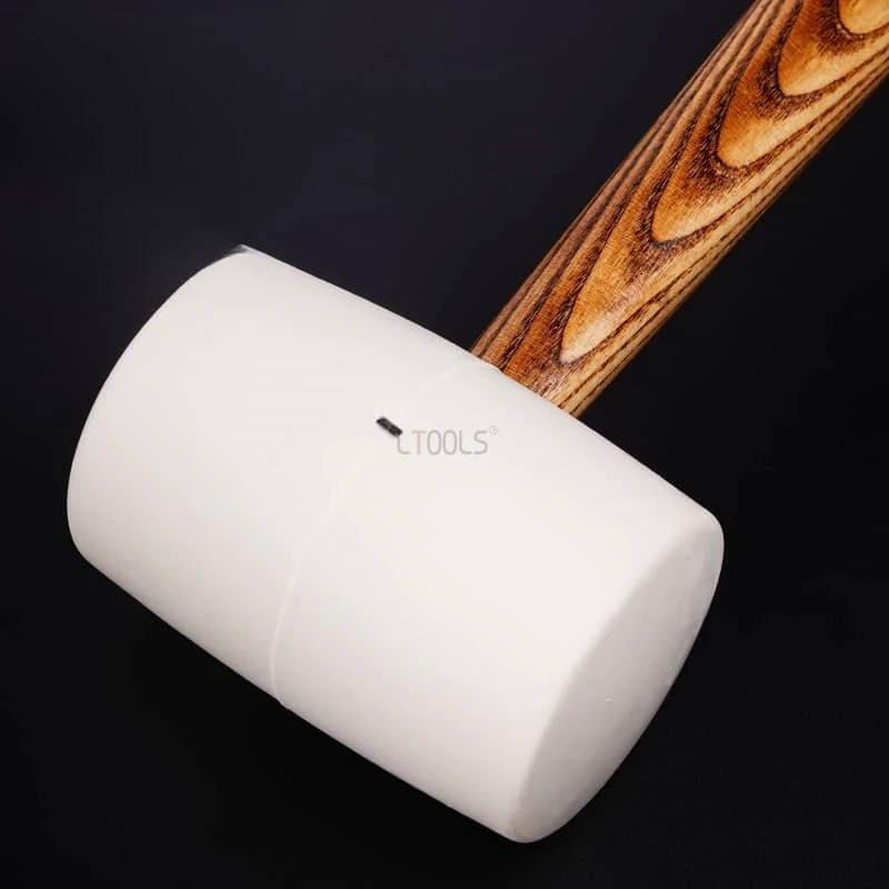 Ручка из карбонизированной древесины белый резиновый молоток микро пуля твердый