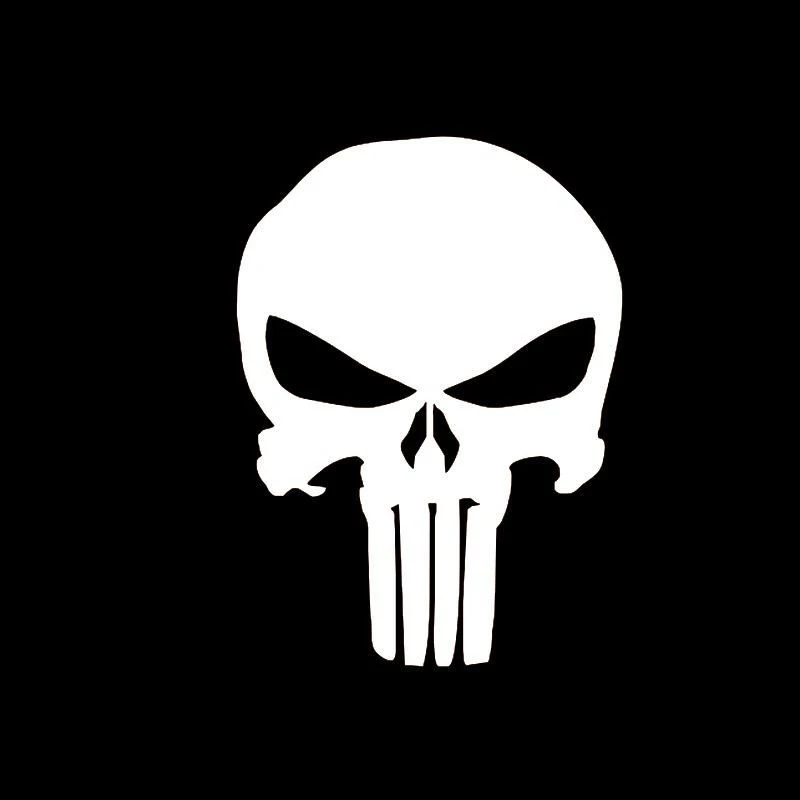 

New skull car stickers hood car stickers side door car stickers reflective car motorcycle stickers