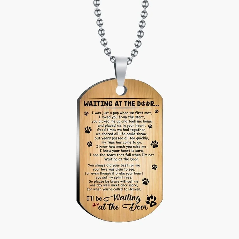 Брелок для ключей с надписью Женский цветной печатный мужчин принтом собачьей