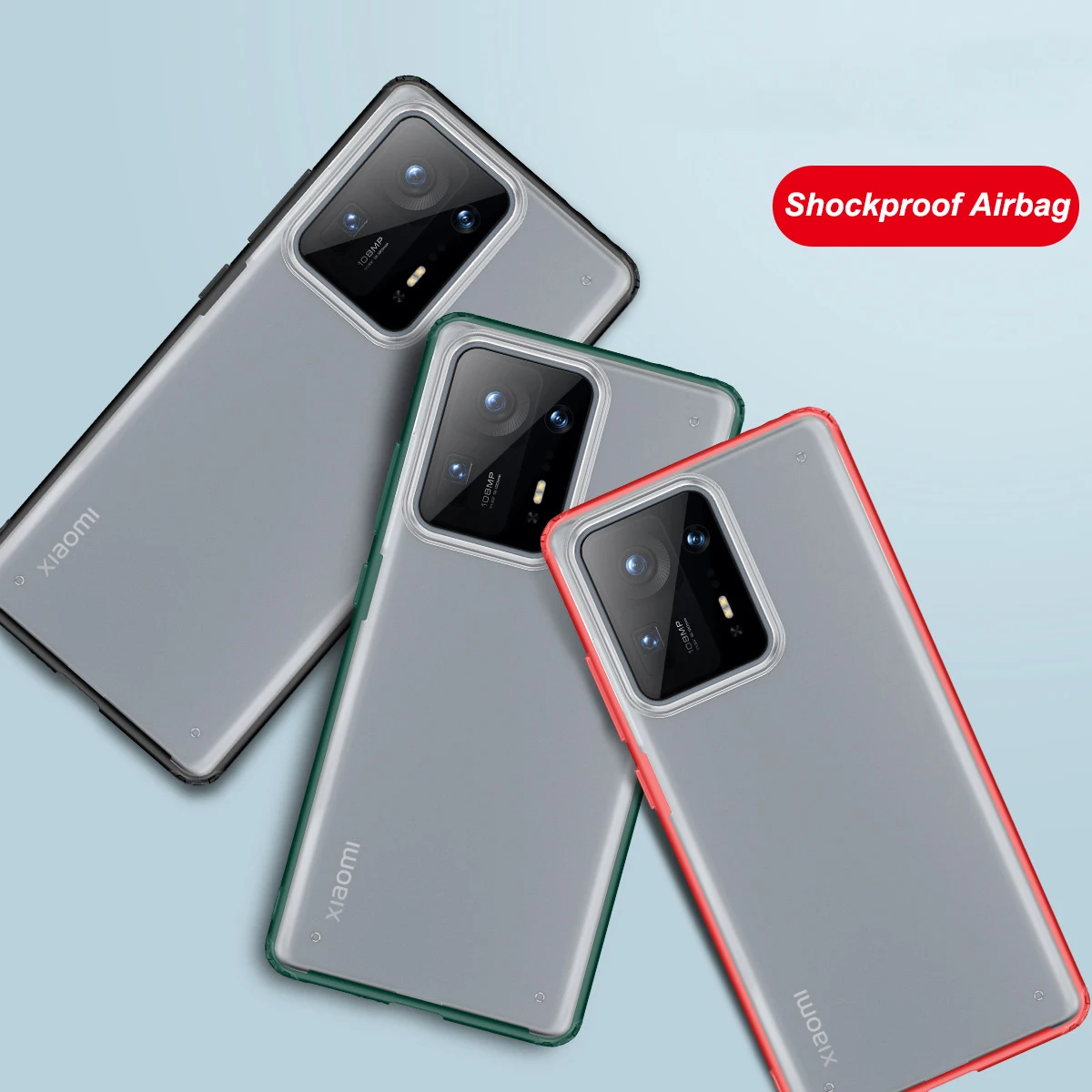 

Case for Xiaomi Mi 12 11 Ultra 11T11i 10T Lite NE Redmi Pro Note 11S 10 POCO X4 Armor Airbag Anti-Drop Matte Clear Cover Shell