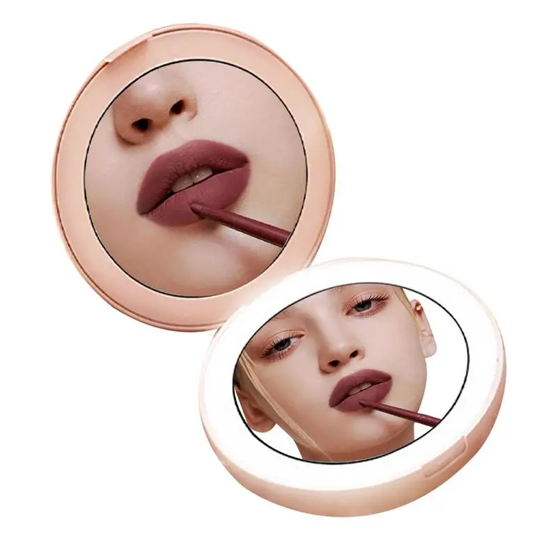 

Hand Warmers Compact LED Mirror Lightweight Hand Warmer USB Electric Pocket Hand Warmer 3 Temperatures Mode For Outdoor Camping