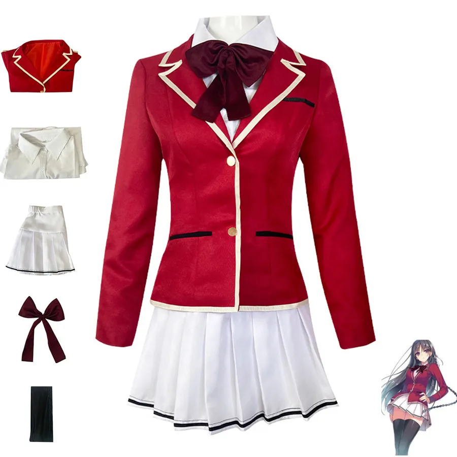 

Аниме Horikita Suzune класс элитного косплея костюм пальто рубашка юбка бабочка для мужчин женщин Взрослый JK японская школьная форма