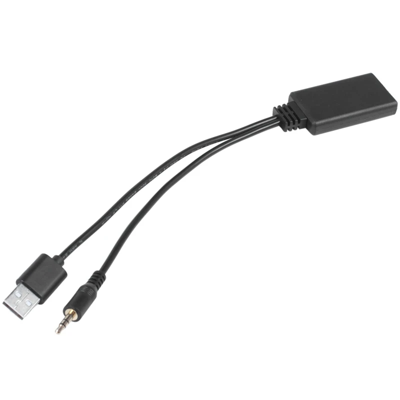 

10X Car Wireless Bluetooth Module Music Adapter Auxiliary Receiver Aux Audio USB 3.5Mm Socket For Bmw E90 E91 E92 E93