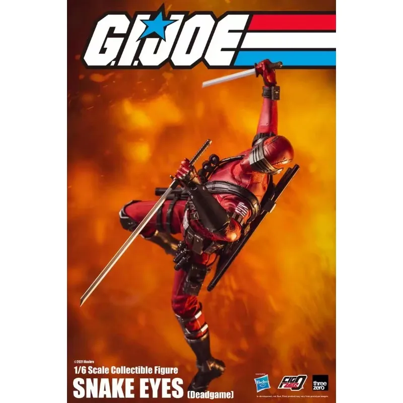 Фото Оригинальная фигурка Hasbro Threezero FigZero G.I. Коллекционная фигурка Joe Series 1/6 SNAKE EYES Deadgame №4