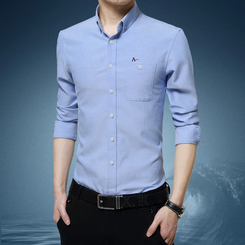 2021 Reserved  Aramy camisa  Men's Long Sleeve Shirts, Men's High Quality Dress Shirts, Office Business Shirts Casual Slim Fit