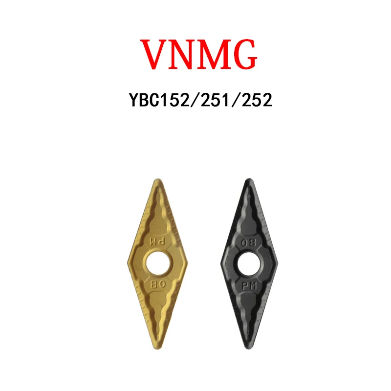 

VNMG 160404 160408 Turning Inserts VNMG16 VNMG160404 VNMG160408 DF DM PM YBC152 YBC252 YBC251 Processing Steel Lathe Cutting