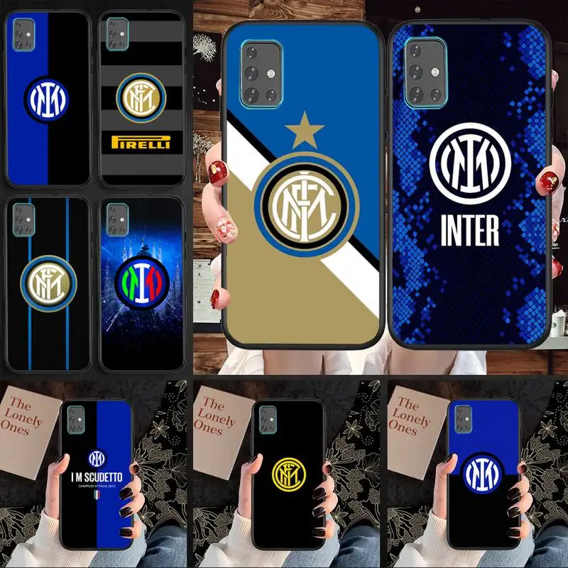 

Inter club Phone Case For Samsung A20 A10 A50 A51 A52 A70 A750 A720 A530 2018 Lite Cover Fundas