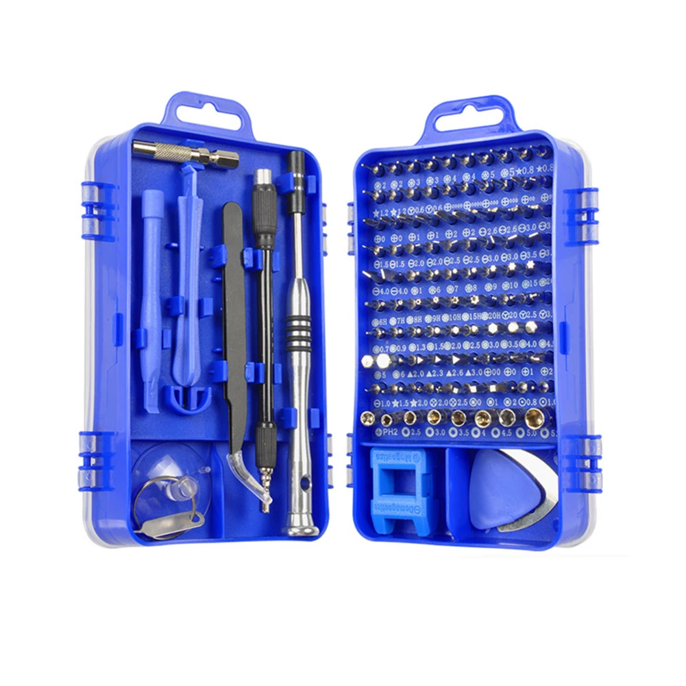 

110pcs Electrician Screw Driver Bit Kit Multipurpose Vanadium Screwdriver Disassembly Repair Tool Multi-Purpose