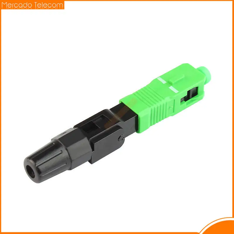50/100/200 PCS FTTH UPC/APC Single Mode Fiber Optic Fast Connector SC Quick Connector FTTH Tool Cold Connection Optical Adapter