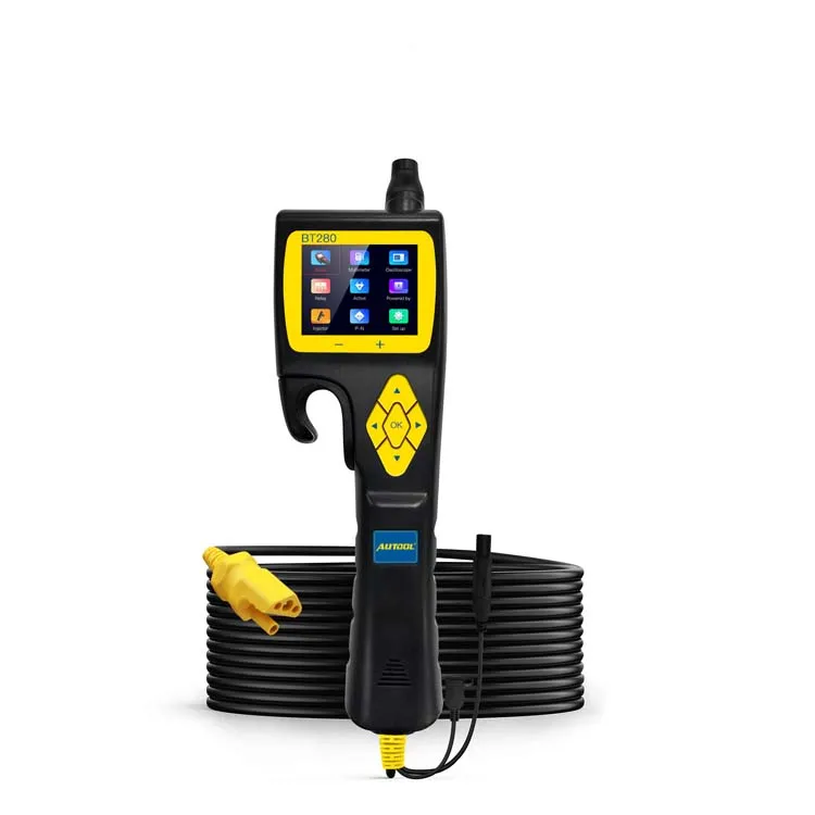 Цифровой мультиметр AUTOOL BT280 12/24 в, электрический инжектор для проверки мощности автомобиля, инструмент для проверки цепи