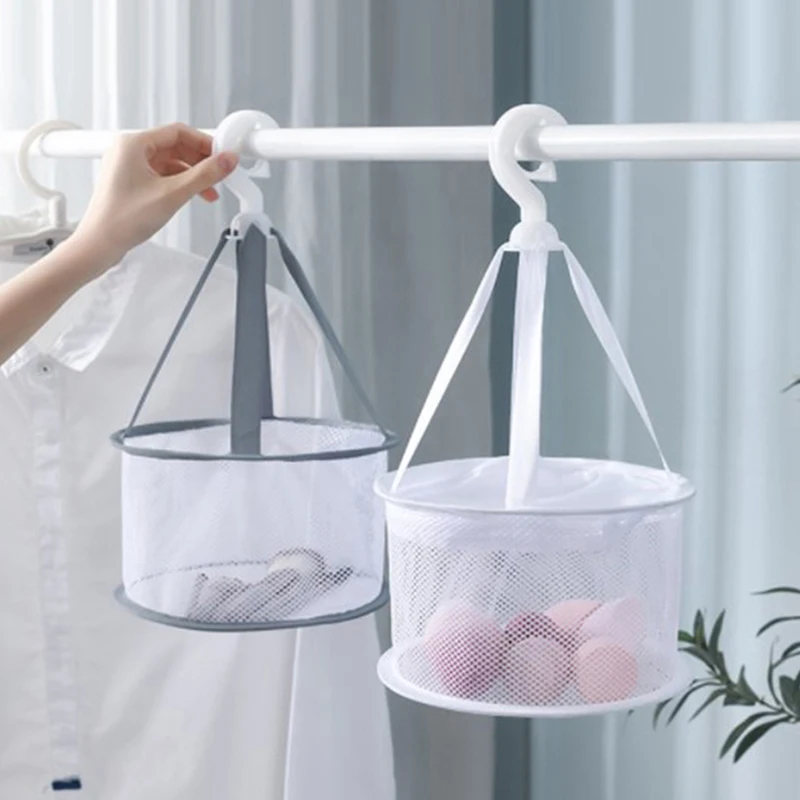 

Drying Net Basket Mesh Pocket Hanging Drying Rack for Powder Puff Makeup Sponge Makeup Tool Beauty Brush Organizer