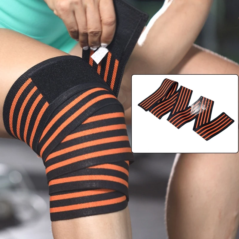 

Men Women Elastic Knee Wrap Compression Bandage Brace Support Sports Strap Ankle Leg Elbow Wrist Protective Band for Gym Workout