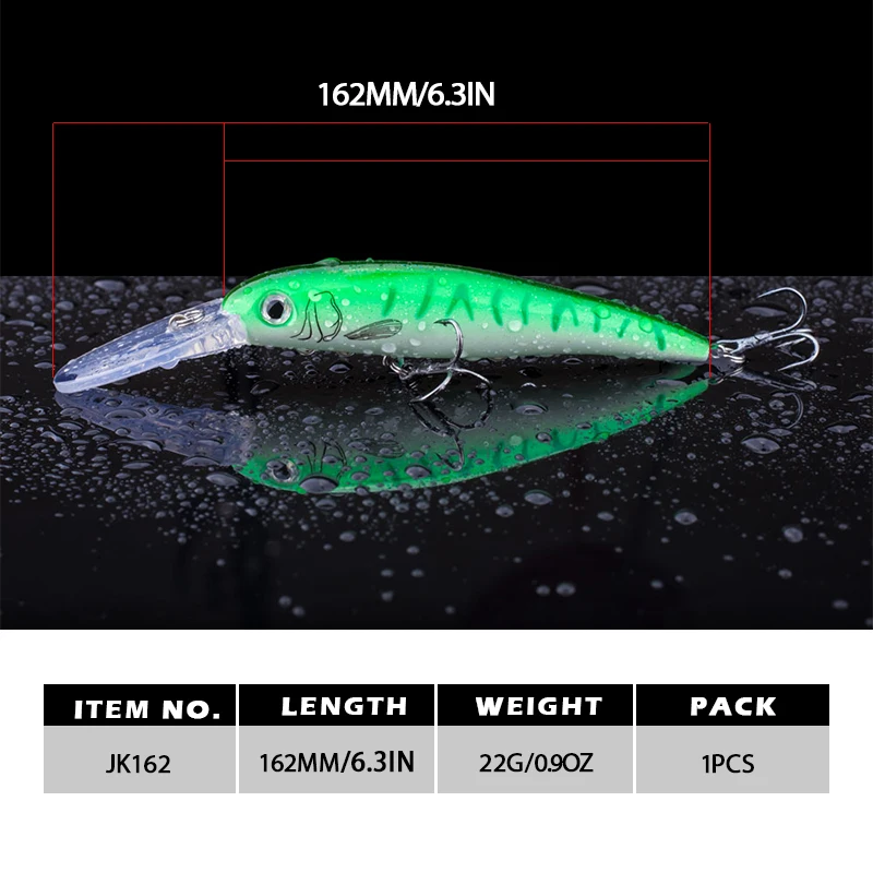 Приманка-кренкбейт для глубины погружения 162 мм/22 г