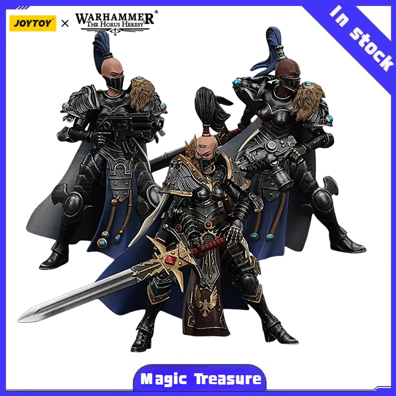 Фото 【MT】JOYTOY Warhammer 40K Sisters of Silence Knight-Commander Jenetia Krole Vigilator Squad, фигурка из ПВХ, масштаб 1/18 №4