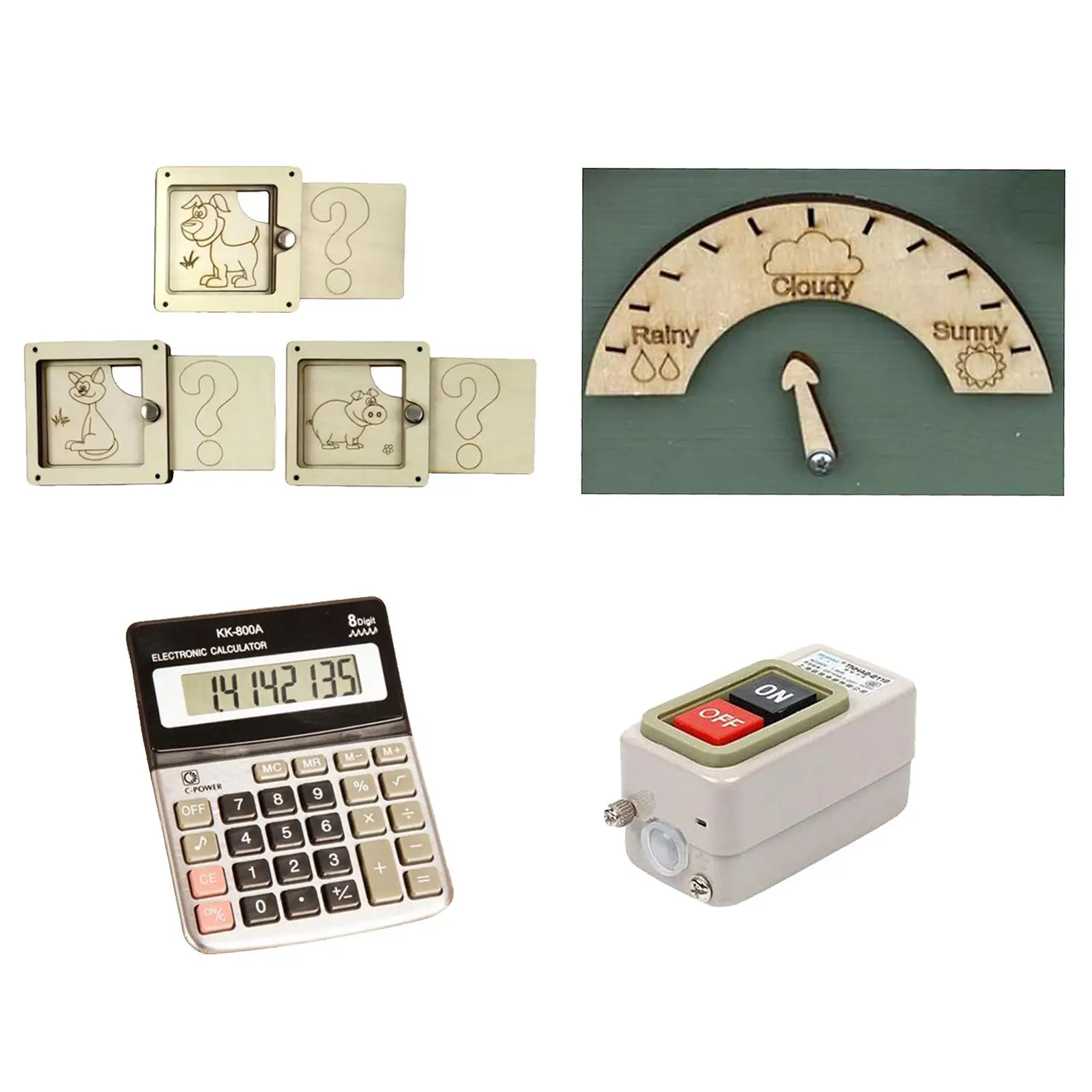 

Activity Board Learning Toy Cognitive Growth Travel Toy Sensory Board Busy Board Parts for Boys Girls Children Kids Toddlers