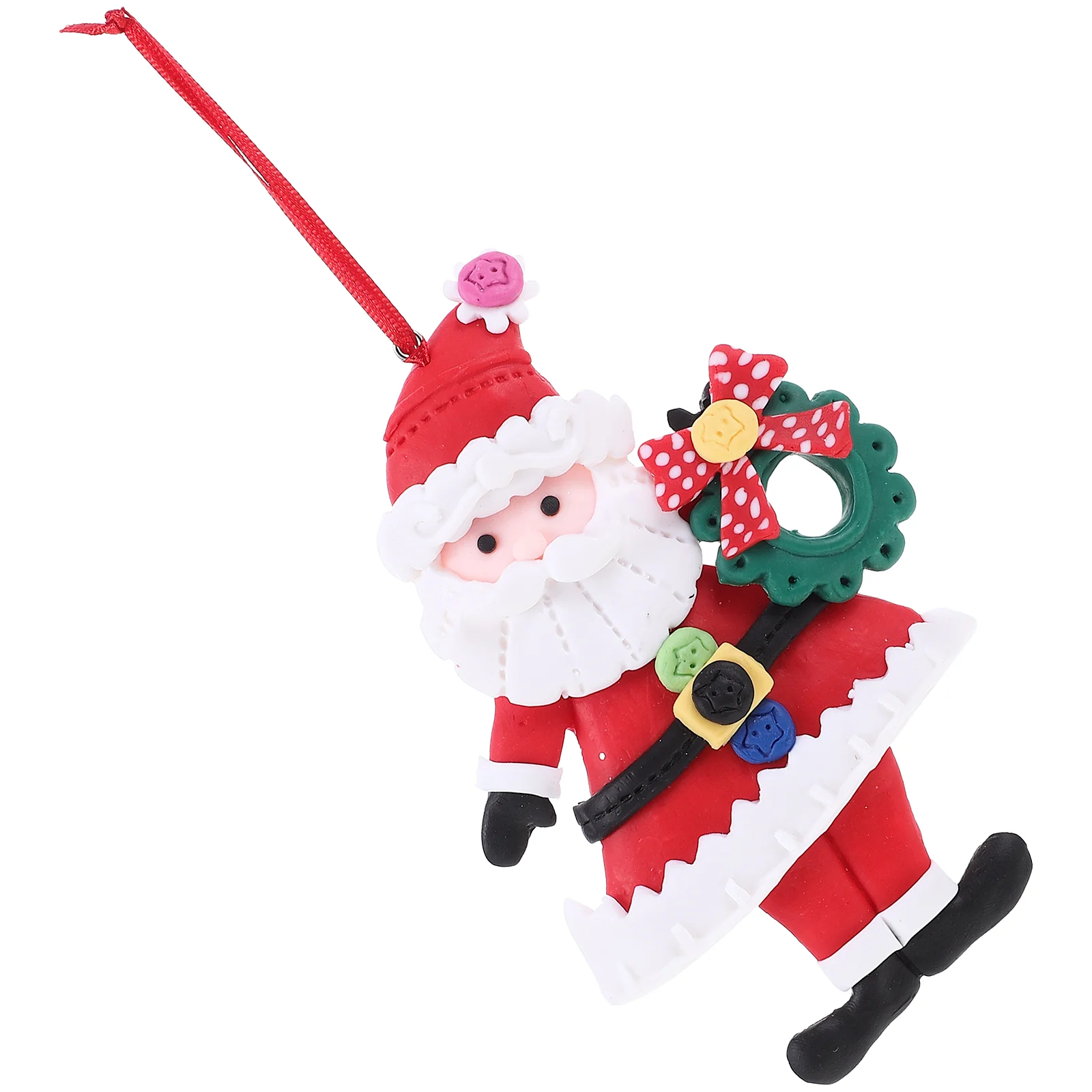 Полимерная глина старик подвеска на елку реквизит для рождественской вечеринки