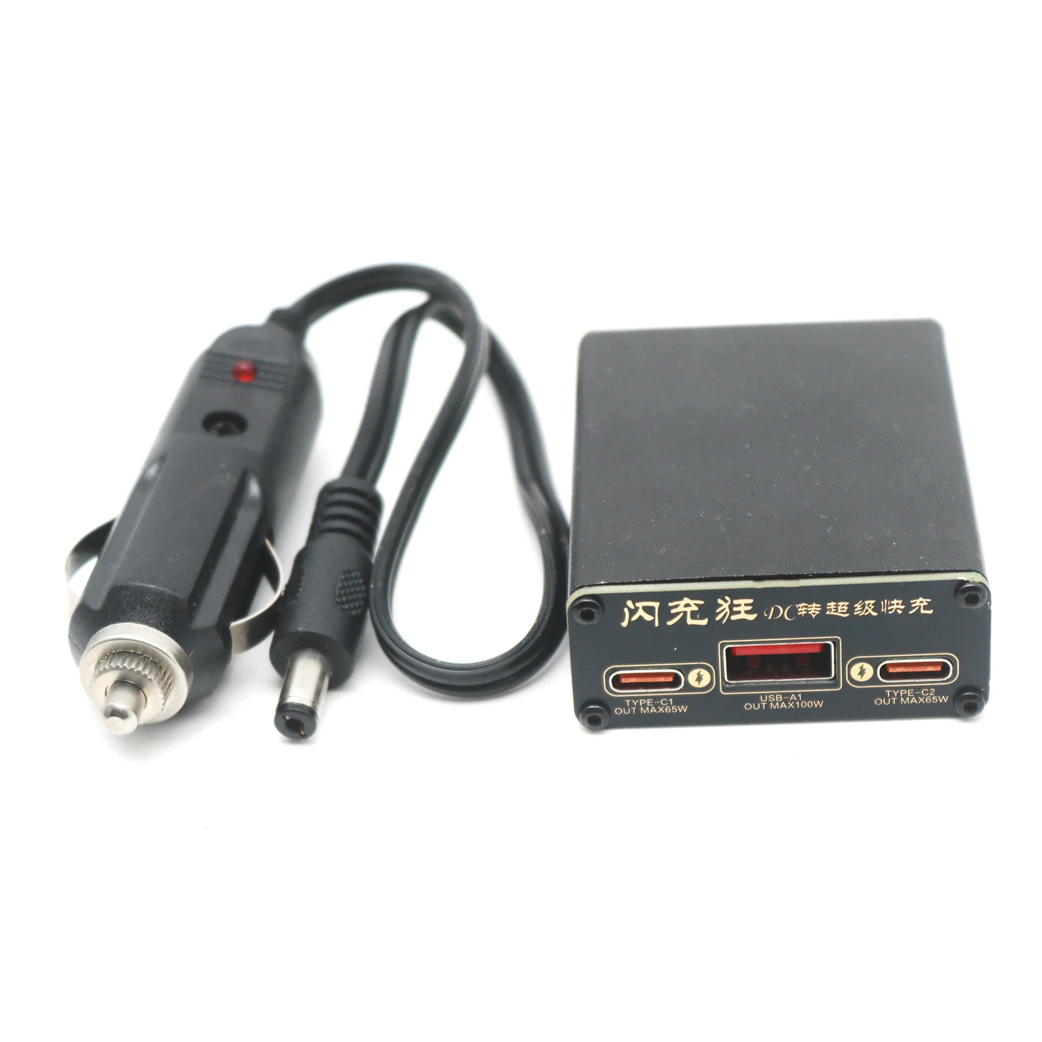 

100 Вт 65 Вт 65 Вт PD 3.0 Преобразователь быстрой зарядки Автомобильное зарядное устройство 12 В 24 В постоянного тока в USB Настольный телефон Xiaomi VIVO IQOO OnePlus Huawei Charge