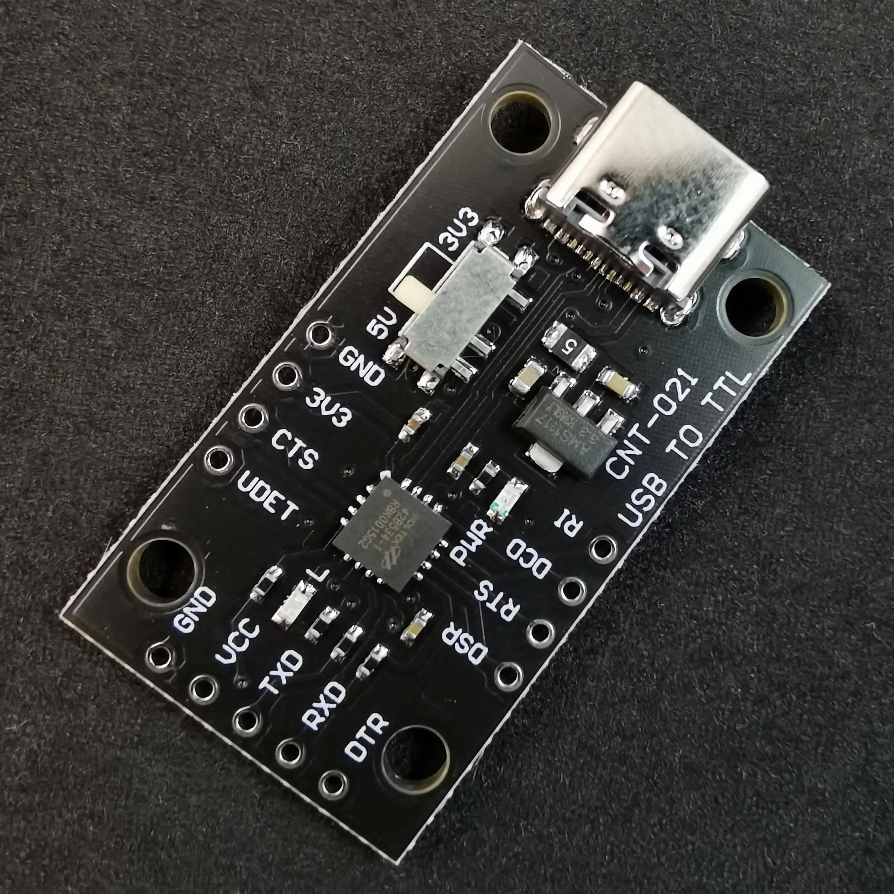 Фото HT42B534-1 Модуль USB-TTL Интерфейс типа C Напряжение 3,3 В/5 В для LGT8F328P LQFP32 MiniEVB №5