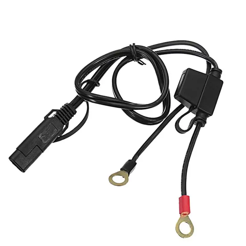 

12-24V 18AWG Pin Quick Disconnect To Terminal Harness Connector Cord Connector Cable For Battery Charger SAE Extension Cable