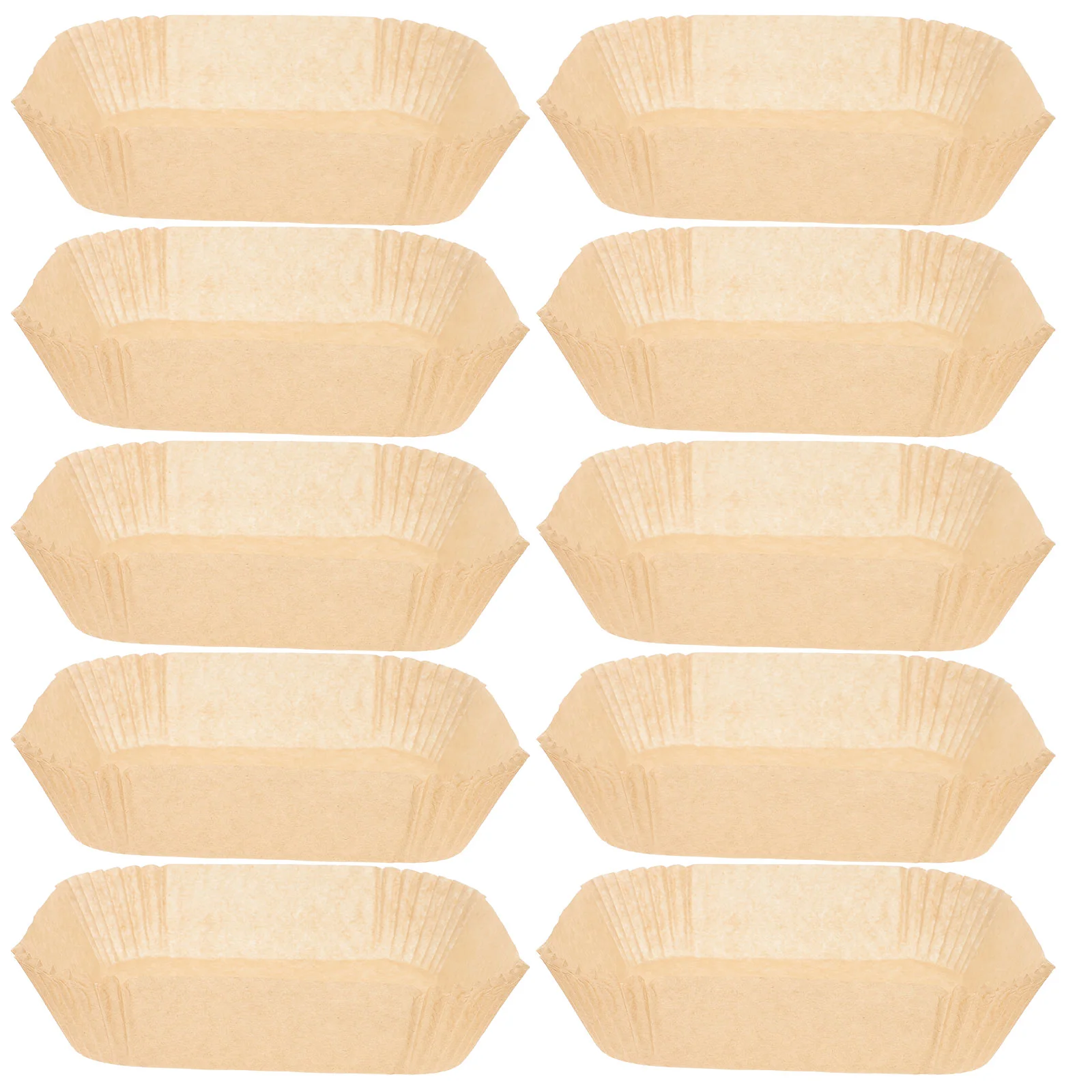 

100 Pcs Parchment Paper Air Fryer Tools Food Liner Disposable Mats Steamer Baking Tray Virgin Wood Pulp Free Cut Serving