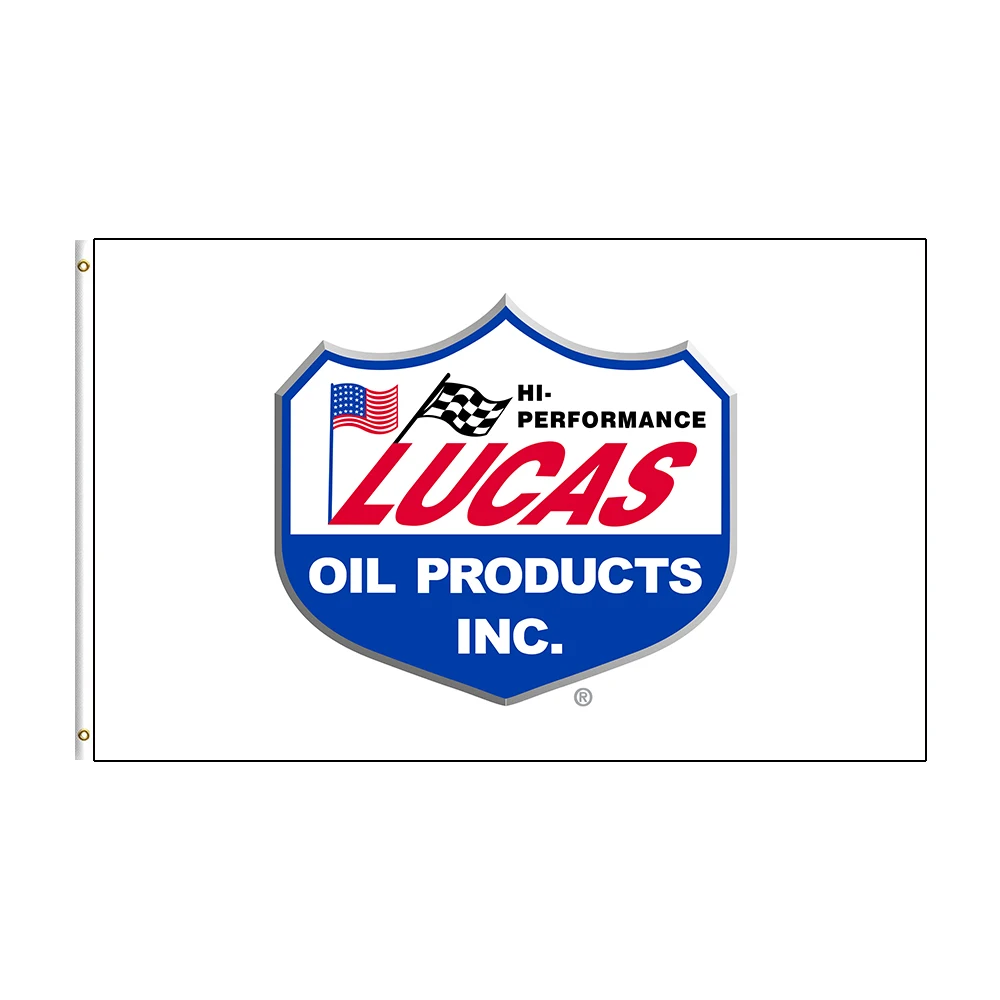 

3x5Ft Lucas Flag Racing Car Printed Oil Banner For Decor
