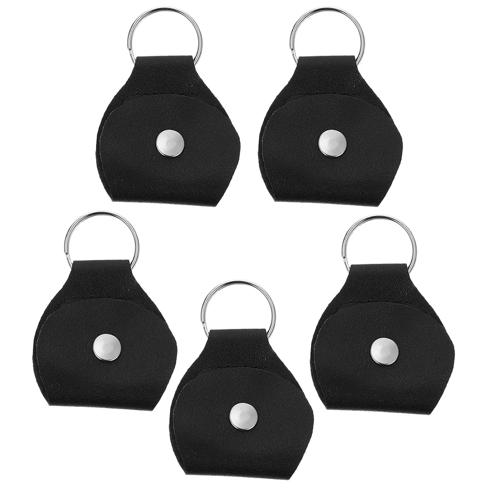 

5 Pcs Pick Bag Guitar Capo Amp Stand Triangle Plectrum Pu Carry Man Keychain Men