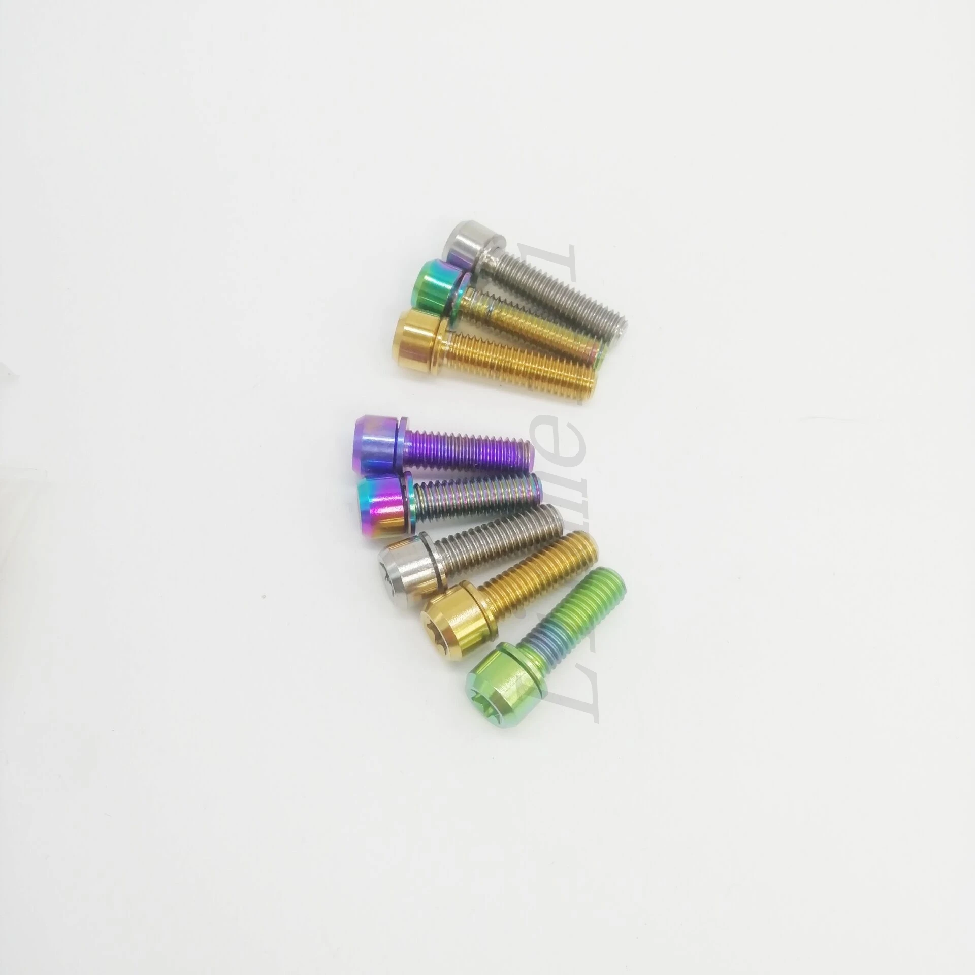 Фото Титановые болты Liumeili Ti M6x20 M6X25 мм с шайбами T30, фасканая головка Torx для зажима штока велосипедного дискового тормоза, 1 шт. №4