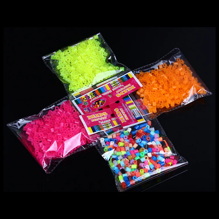 

24 Color Perler Beads 500pcs Ironing Beads 5mm Hama Beads Fuse Beads Template Pattern Jigsaw Clips Puzzle Diy