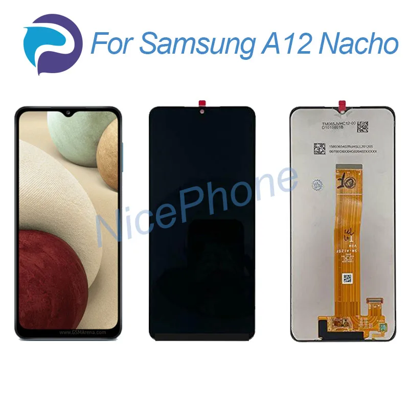 

For Samsung A12 Nacho A127 LCD Display Touch Screen Digitizer Replacement 6.5" SM-A127F/DSN/DS/M/U A12 Nacho A127 Screen Display