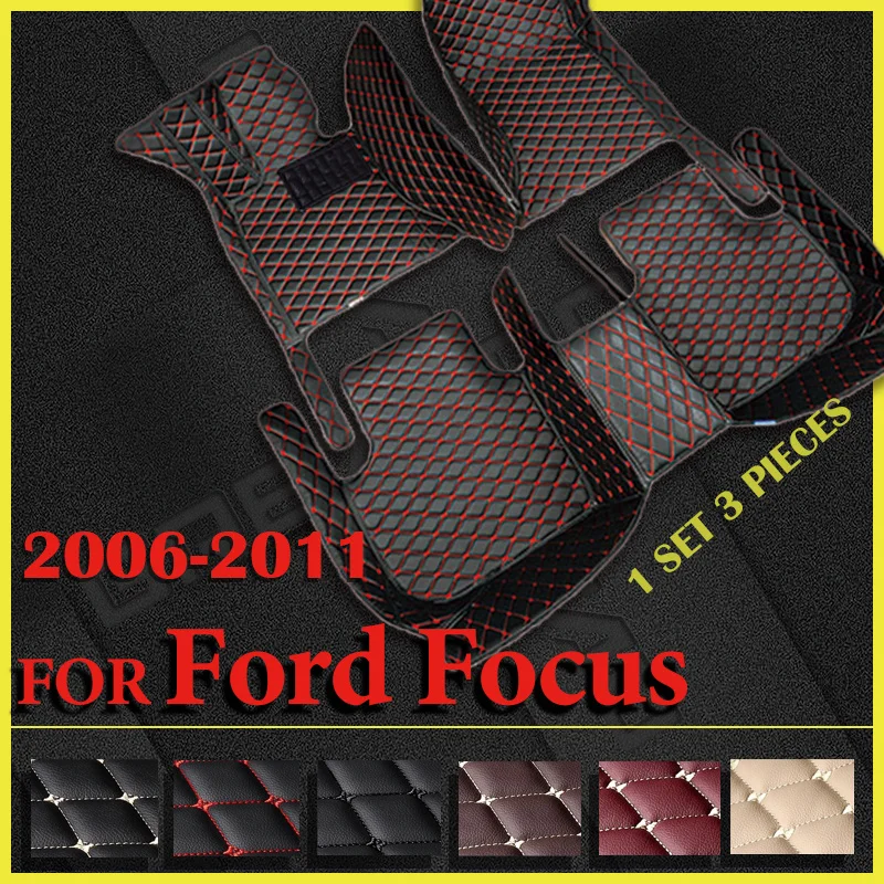 

Car Floor Mats For Ford Focus 2006 2007 2008 2009 2010 2011 Custom Auto Foot Pads Automobile Carpet Cover Interior Accessories