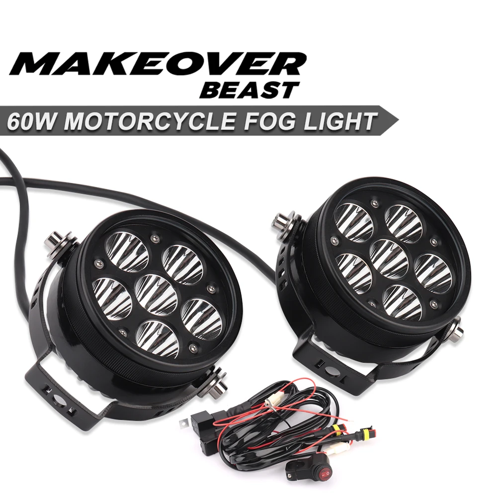 Подходит для 790 ADV DUKE 890 1050 1090 1190 1290 Super Adventure R S T мотоциклетная противотуманная фонарь внешние фонари 6000K 60W 6000LM