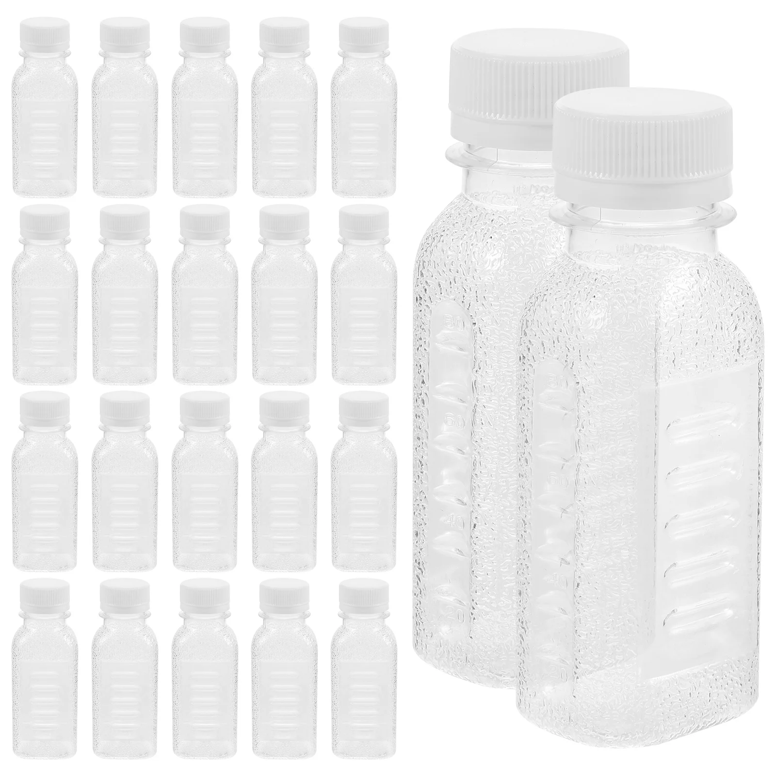 

30Pcs Convenient Clear Bottles Portable Empty Bottles Household Milk Bottles Milk Accessory