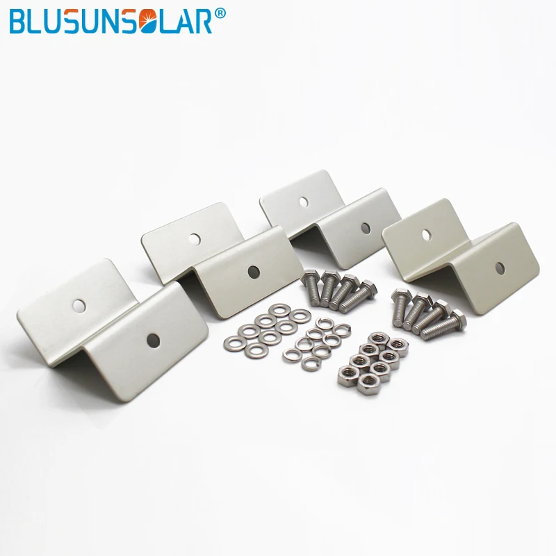 

50 Sets/lot Z-type 100% Aluminum Excellent Quality Solar Panel Roof Mounting Bracket For Carvan Roof ZJ0216 Solar Mainland China