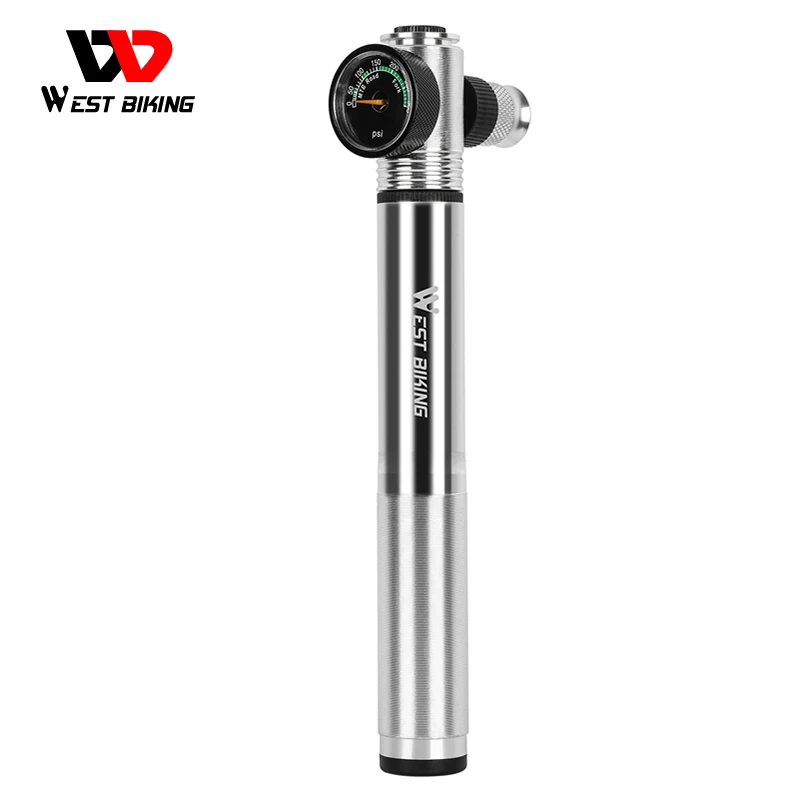 

Мини-насос для велосипеда с манометром, 300 фунт/кв. Дюйм