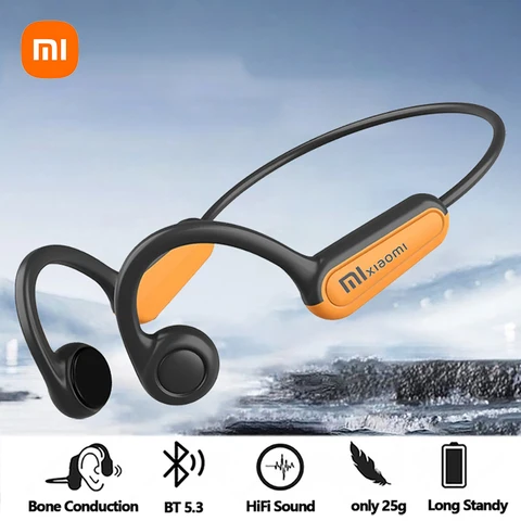 Наушники Xiaomi Mijia с костной проводимостью, Bluetooth 5,3, спортивные беспроводные наушники, ушной крючок, водонепроницаемая гарнитура для бега, вождения
