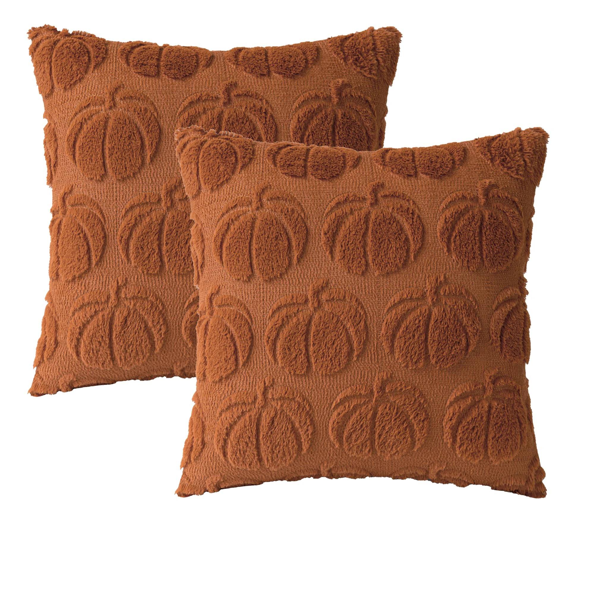 

Пушистые плюшевые наволочки в виде тыквы